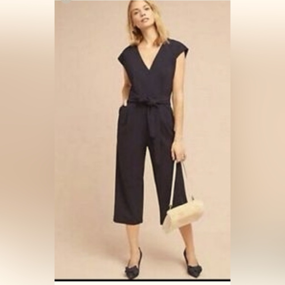 black Anthropologie formal pant suit